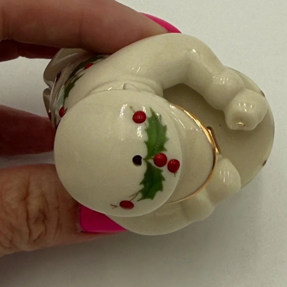 Lenox‎ 1999 Little Drummer Boy Ivory China Figurine Gold Trim Christmas Holiday